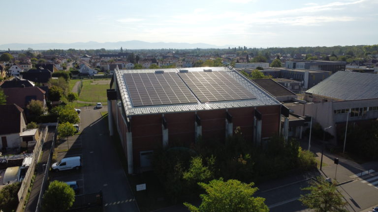 Une nouvelle centrale photovoltaïque à Kingersheim