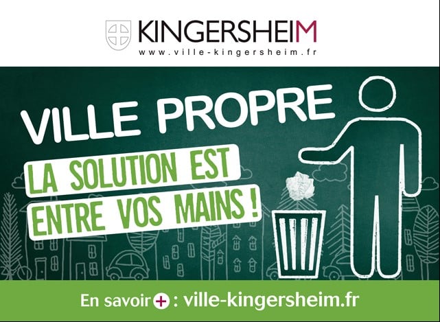 Kingersheim, ville propre