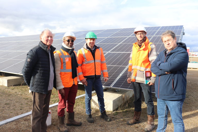 Site du Eselacker : la centrale photovoltaïque en service !